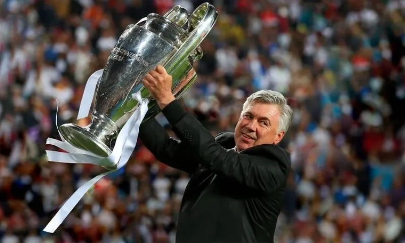 Ancelotti đã bao nhiêu lần vô địch UEFA Champions League trên cương vị huấn luyện viên? Thông tin chi tiết