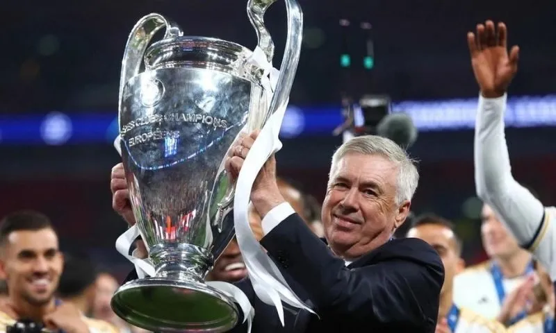 Lần vô địch Champions League gần nhất của Carlo Ancelotti cùng Real Madrid